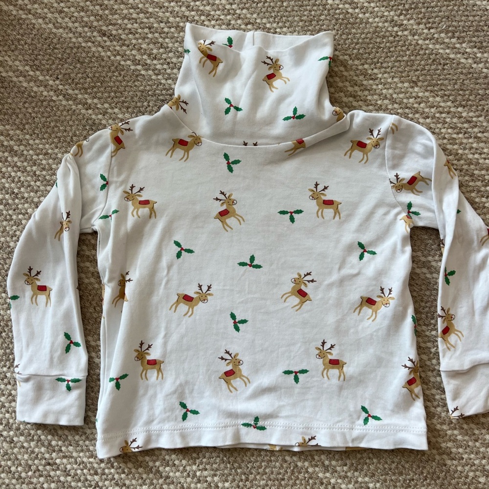 Little English holiday turtleneck